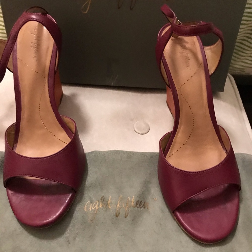 Beautiful Rose Red Wedge